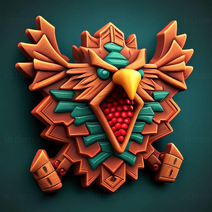 3D model Chicken Invaders 2 Christmas Edition game (STL)